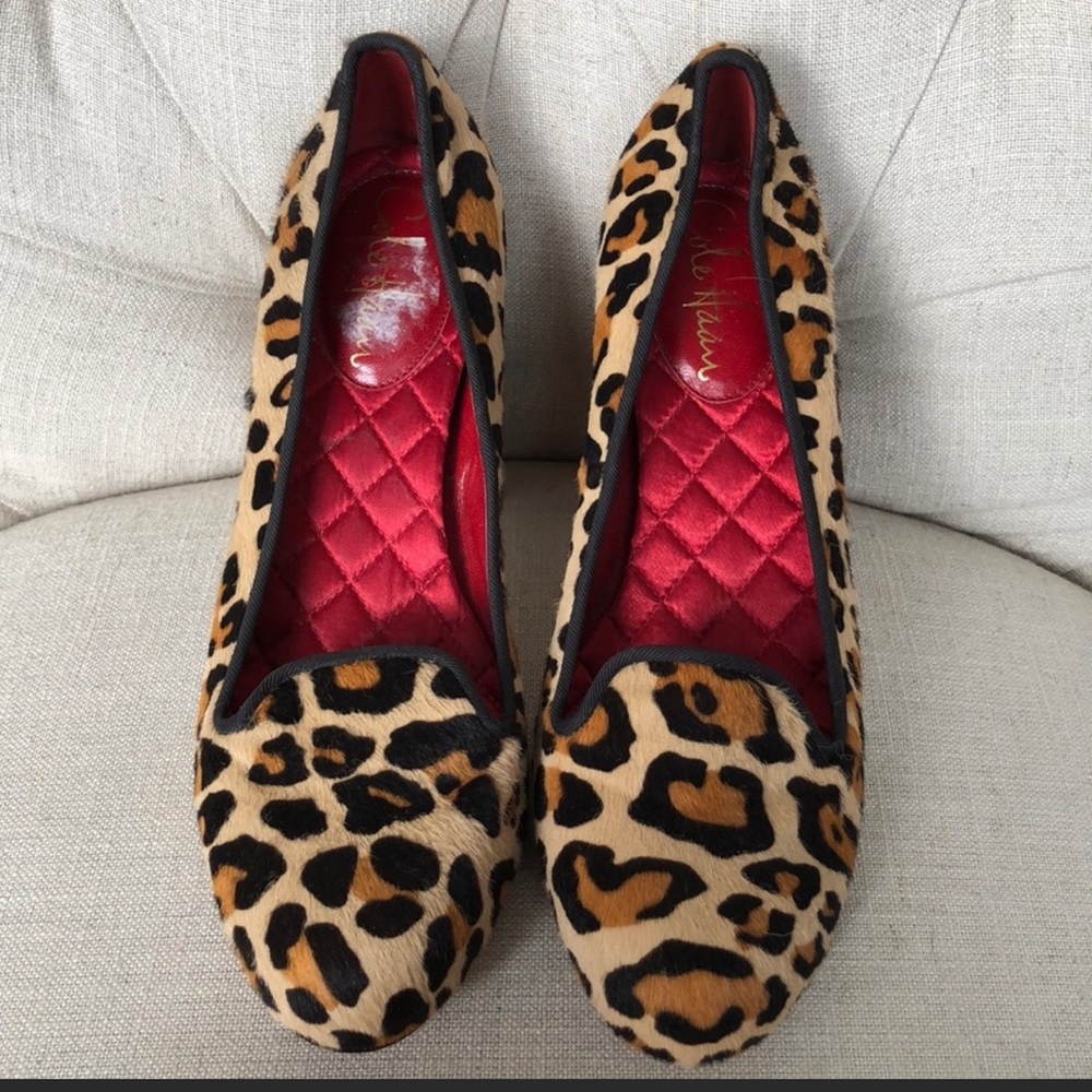 Cole Haan Nike Air calf hair 3.5” loafer pumps
